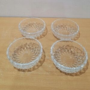 Vintage Val St. Lambert Crystal Bowls Set of 4